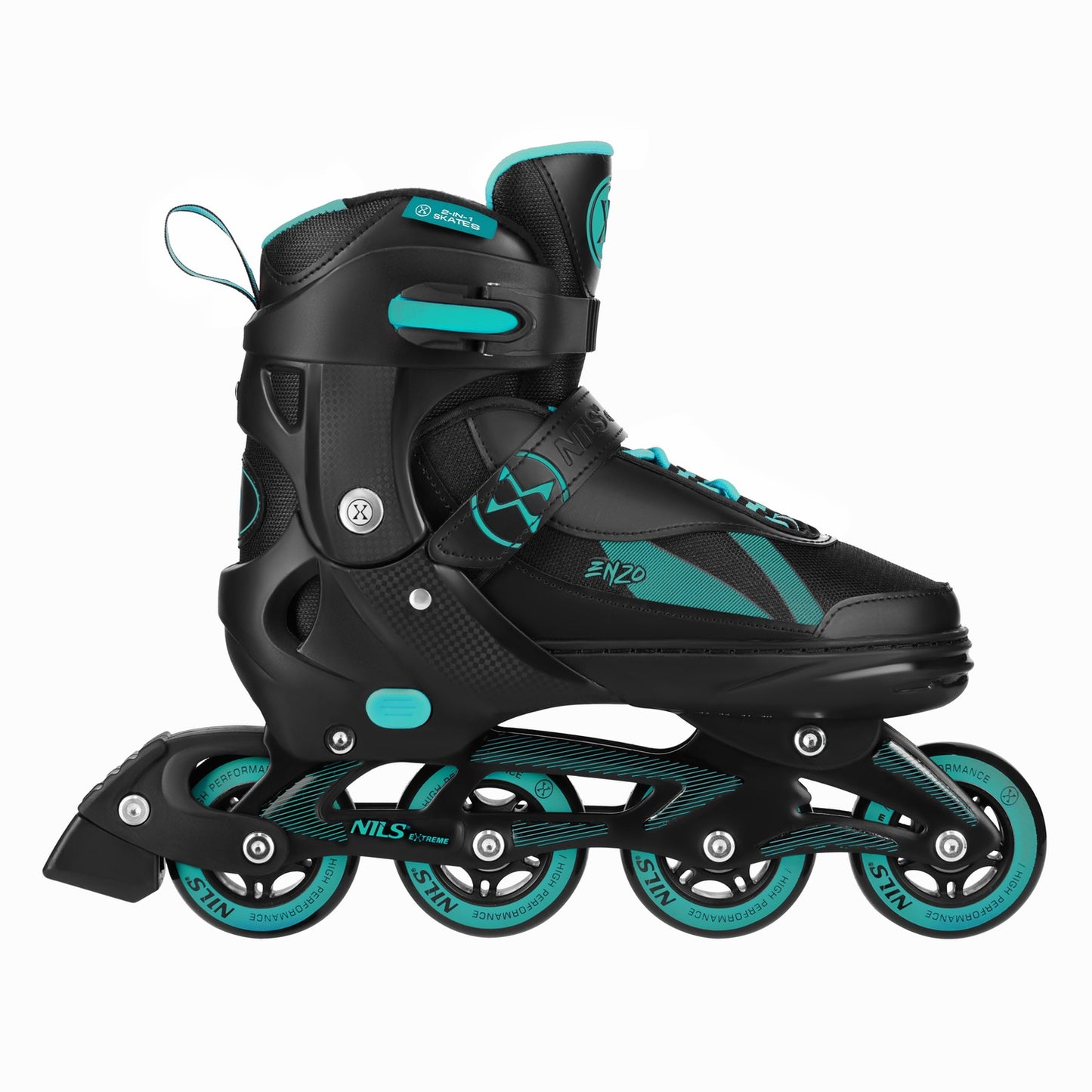 Inline & Ice Skates Set 2-in-1, Green, Size L (40-43)