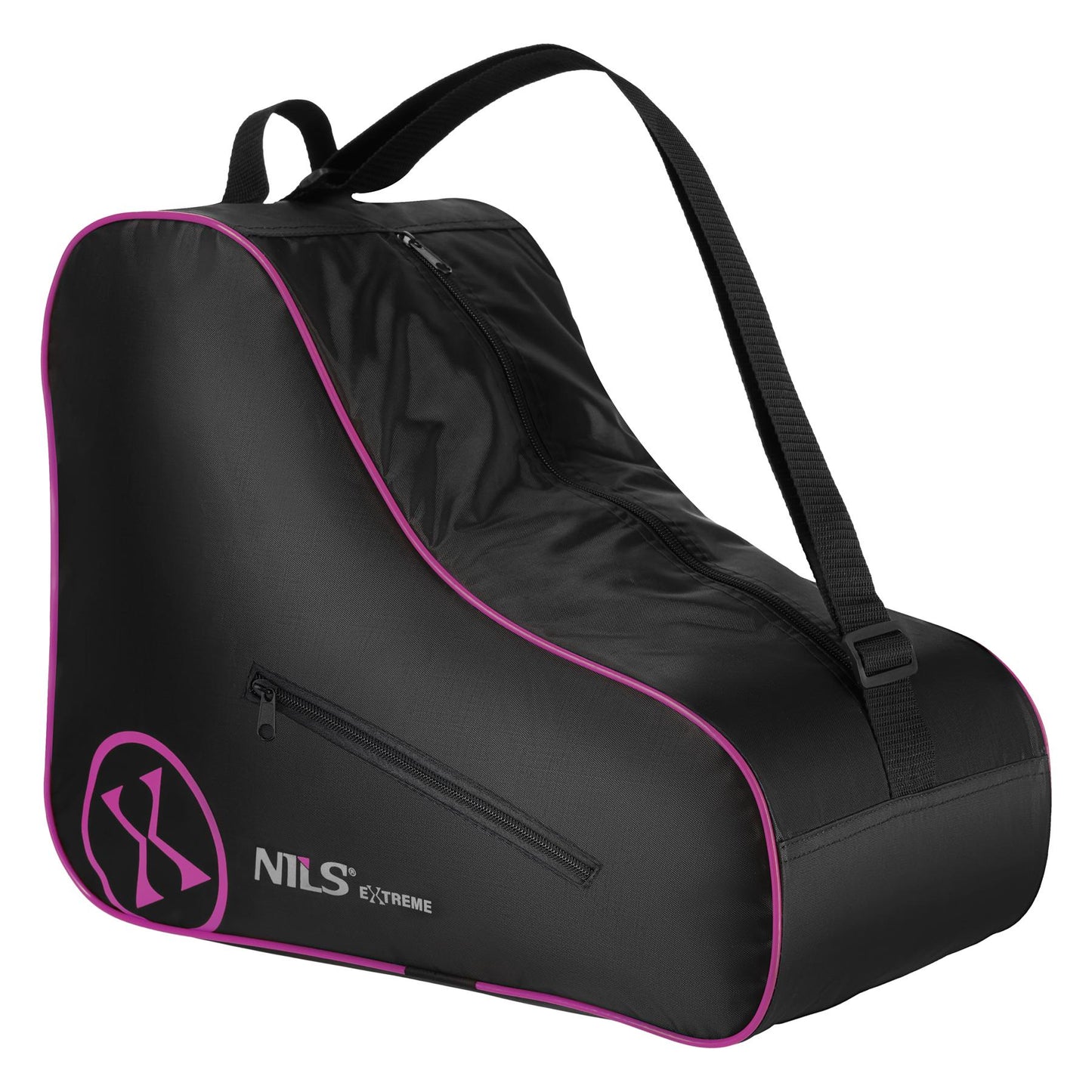 Inline Skate Bag, Pink, 420D Nylon, Zip Pocket