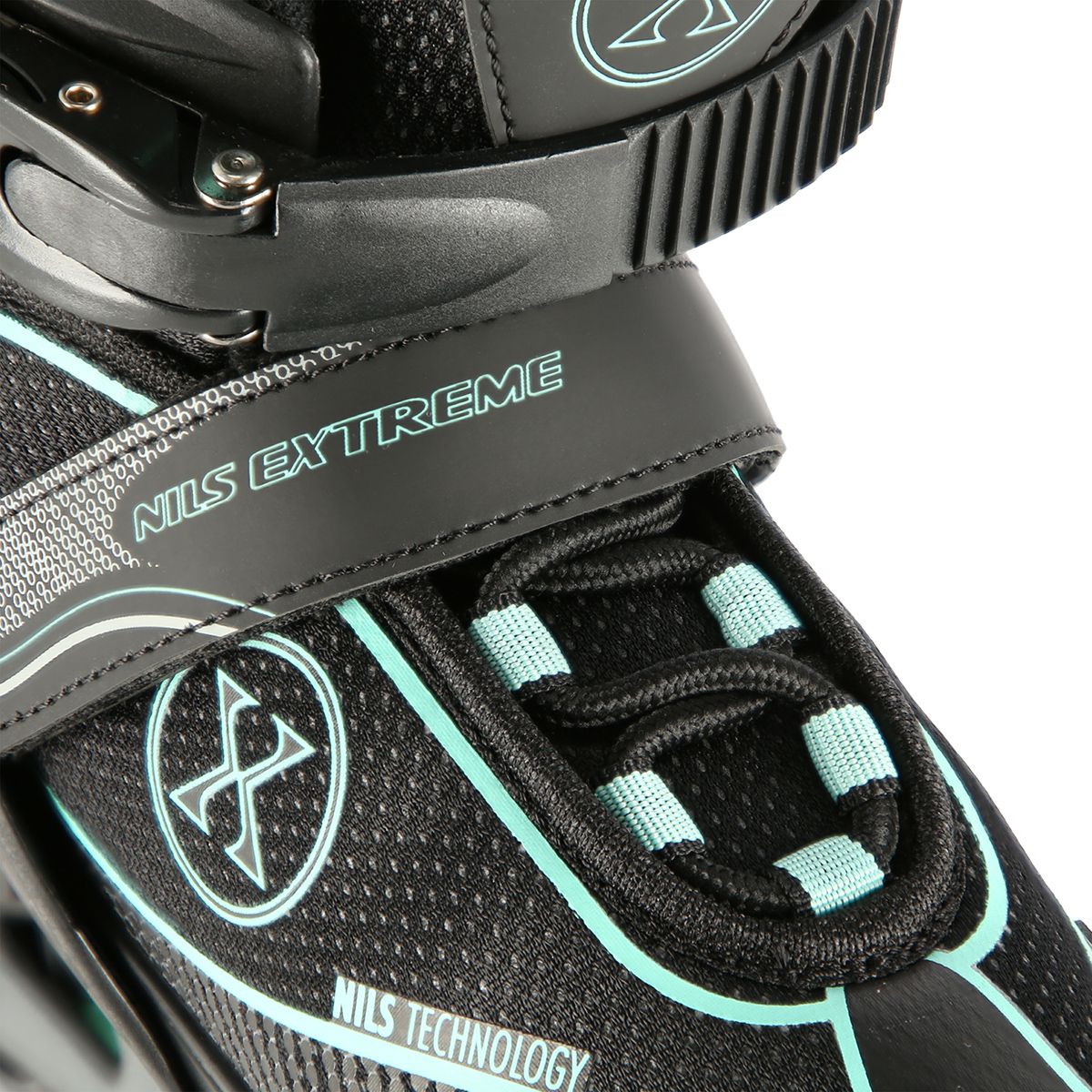 Inline Skates, Adjustable Size S (31-34), Black-Mint