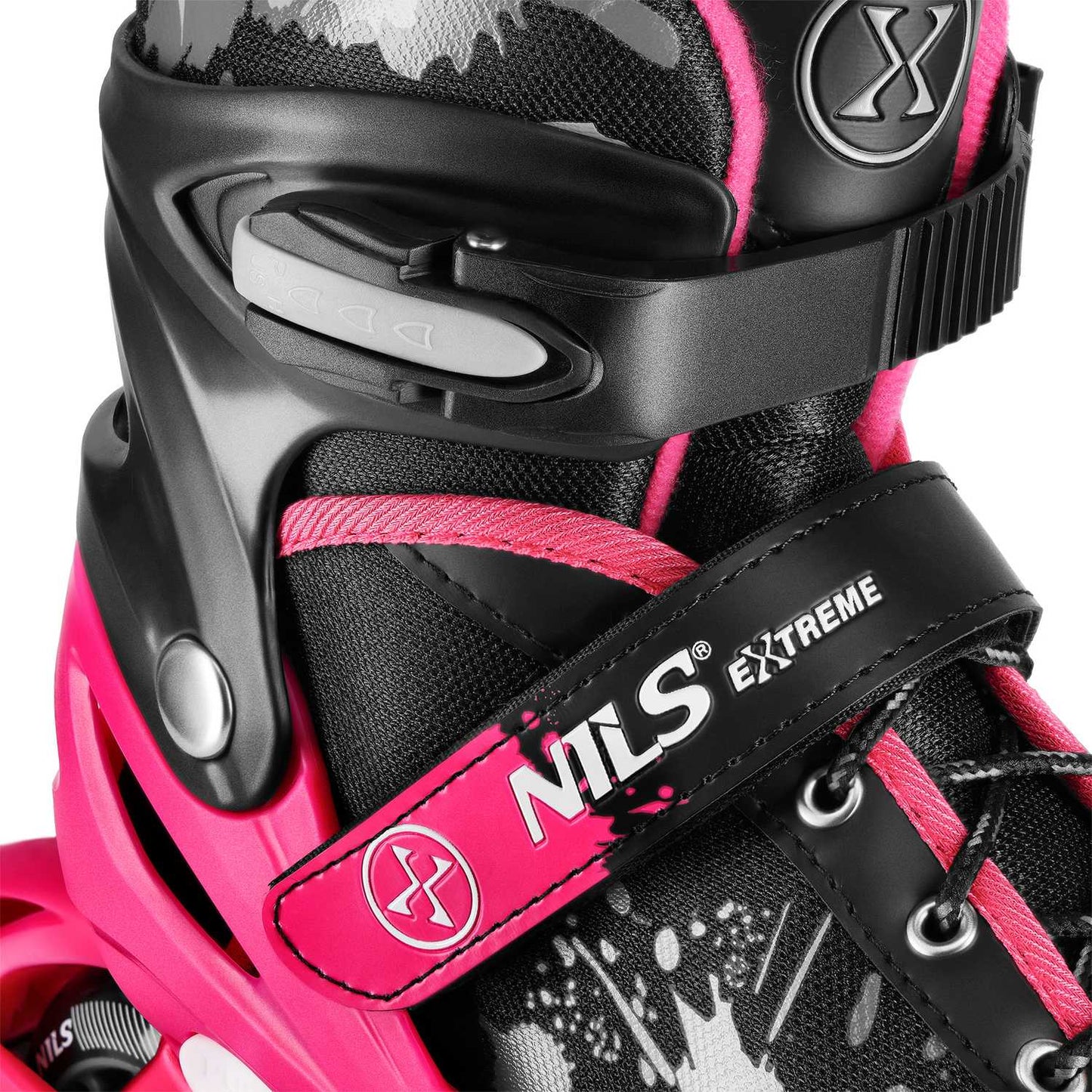 Inline Skates, Adjustable Size S (31-34), Pink