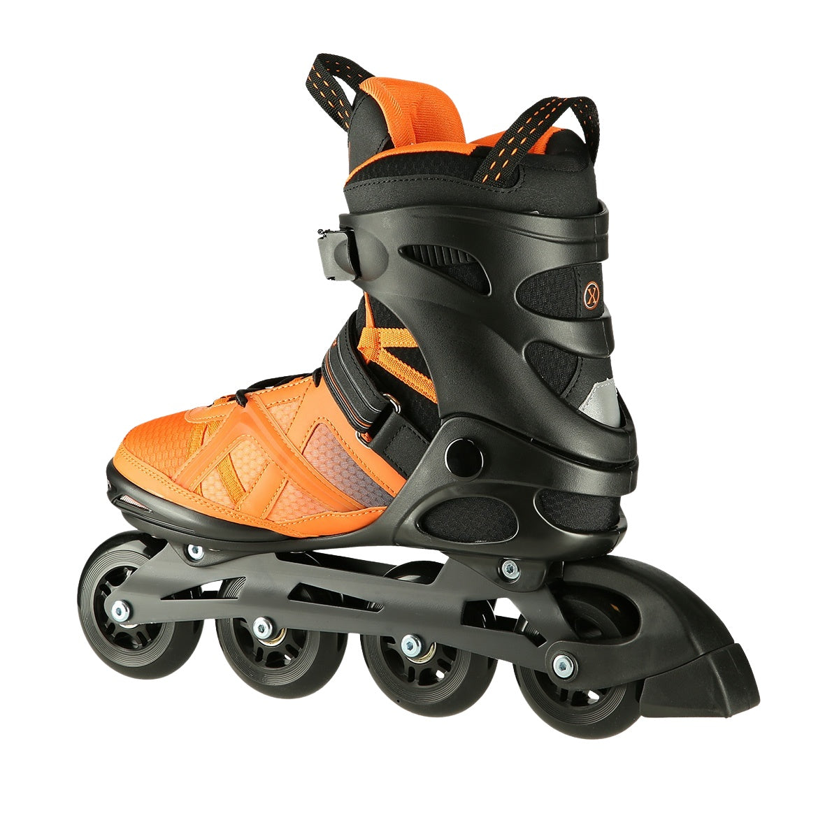 Inline Skates, Black-Orange, Size 41