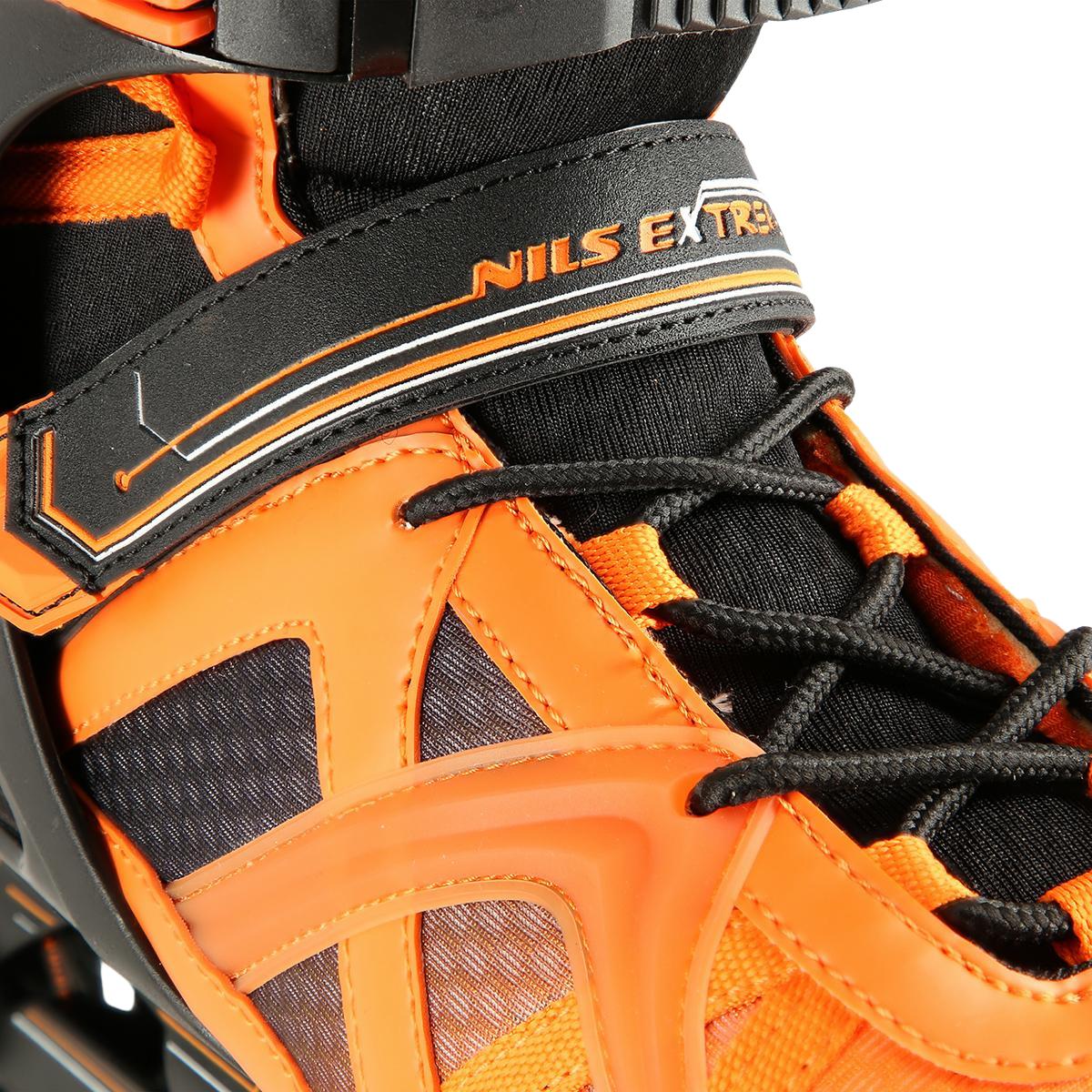 Inline Skates, Black-Orange, Size 41