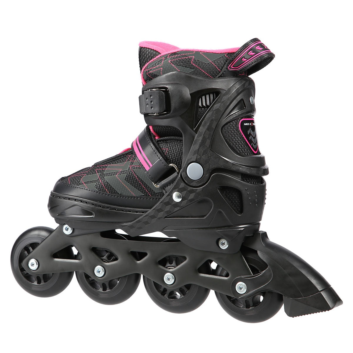 Inline Skates, Black/Pink, Size S (31-34)