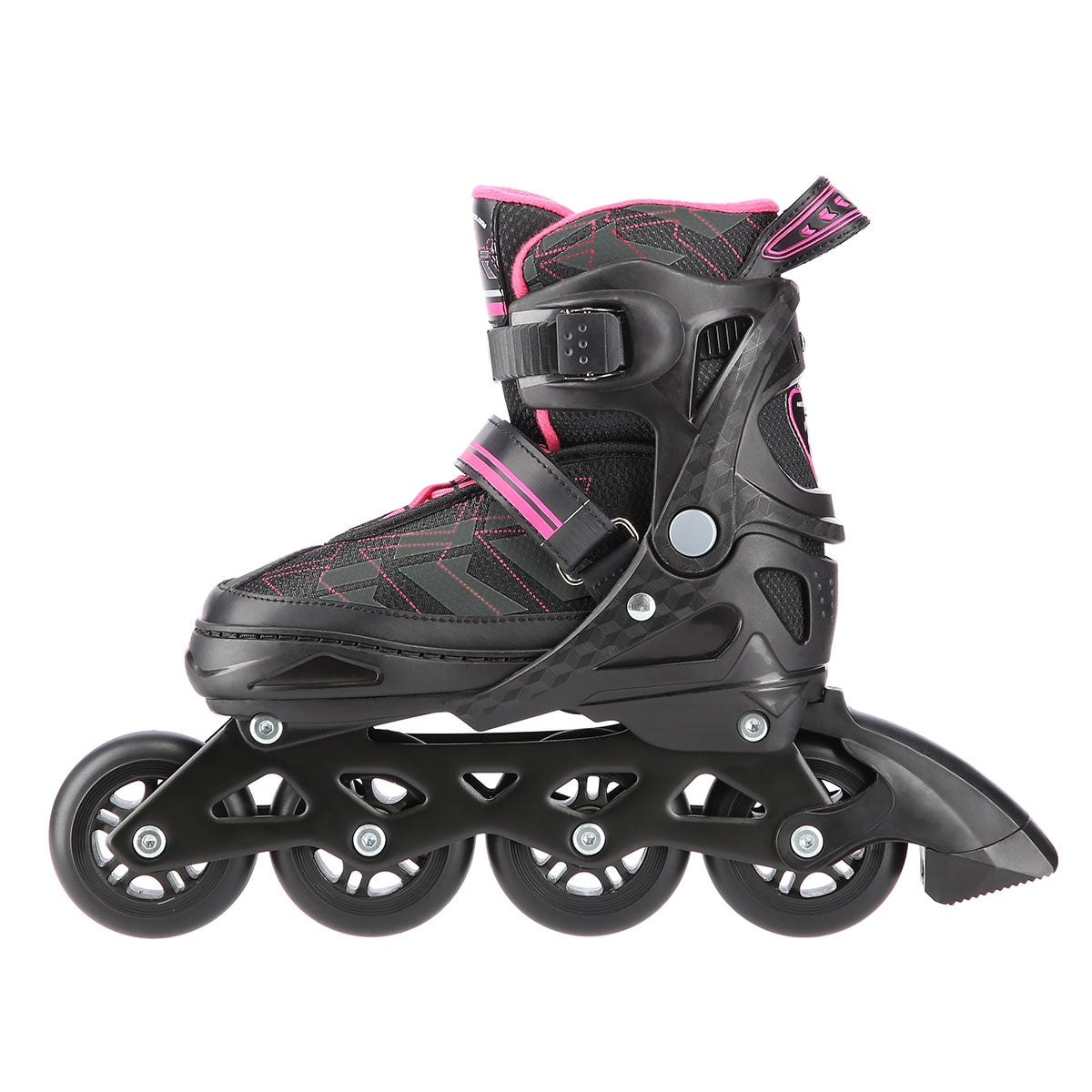 Inline Skates, Black/Pink, Size S (31-34)