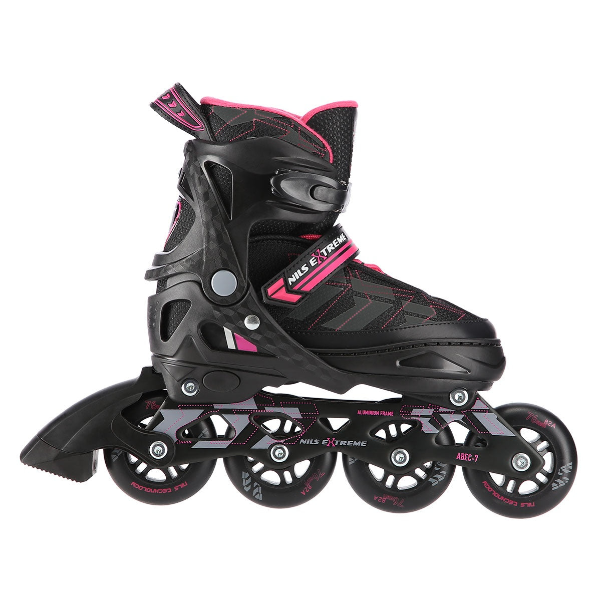 Inline Skates, Black/Pink, Size S (31-34)