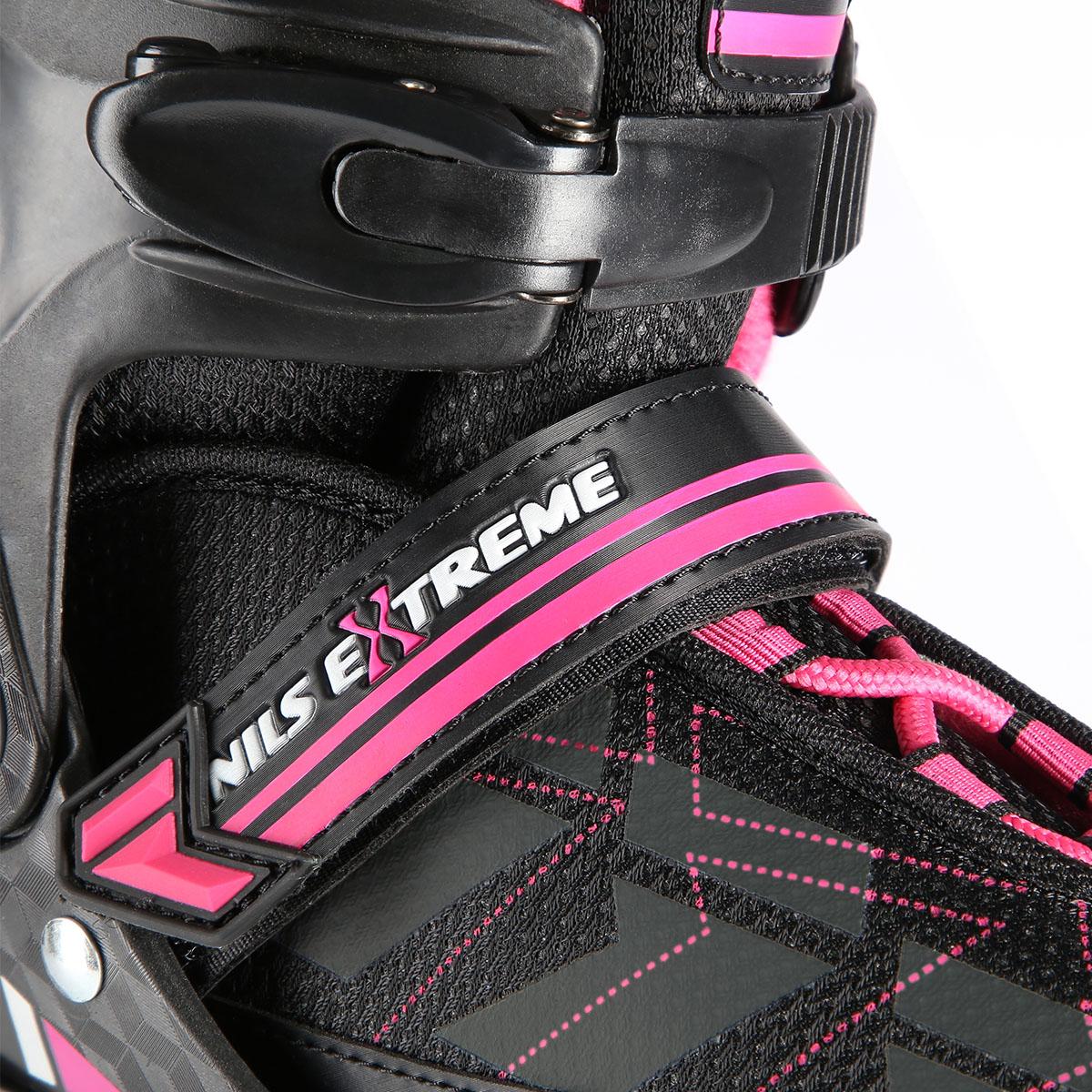 Inline Skates, Black/Pink, Size S (31-34)