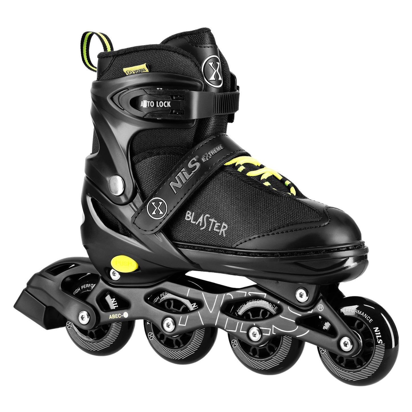 Inline Skates, Black, Size L (39-42)