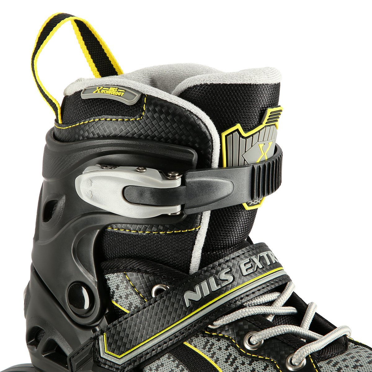Inline Skates, Black-Yellow, Size M (35-38)