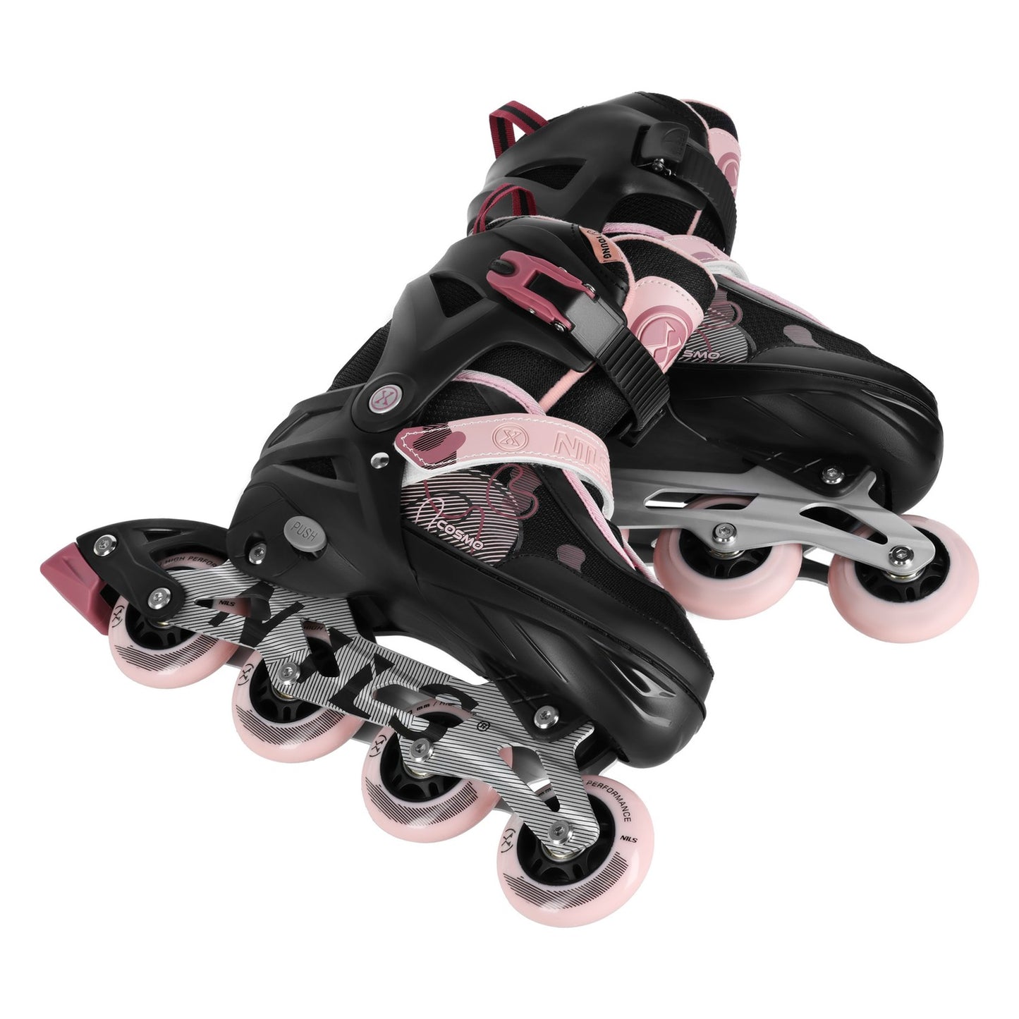 Inline Skates, Cosmo Pink, Size M (34-37)