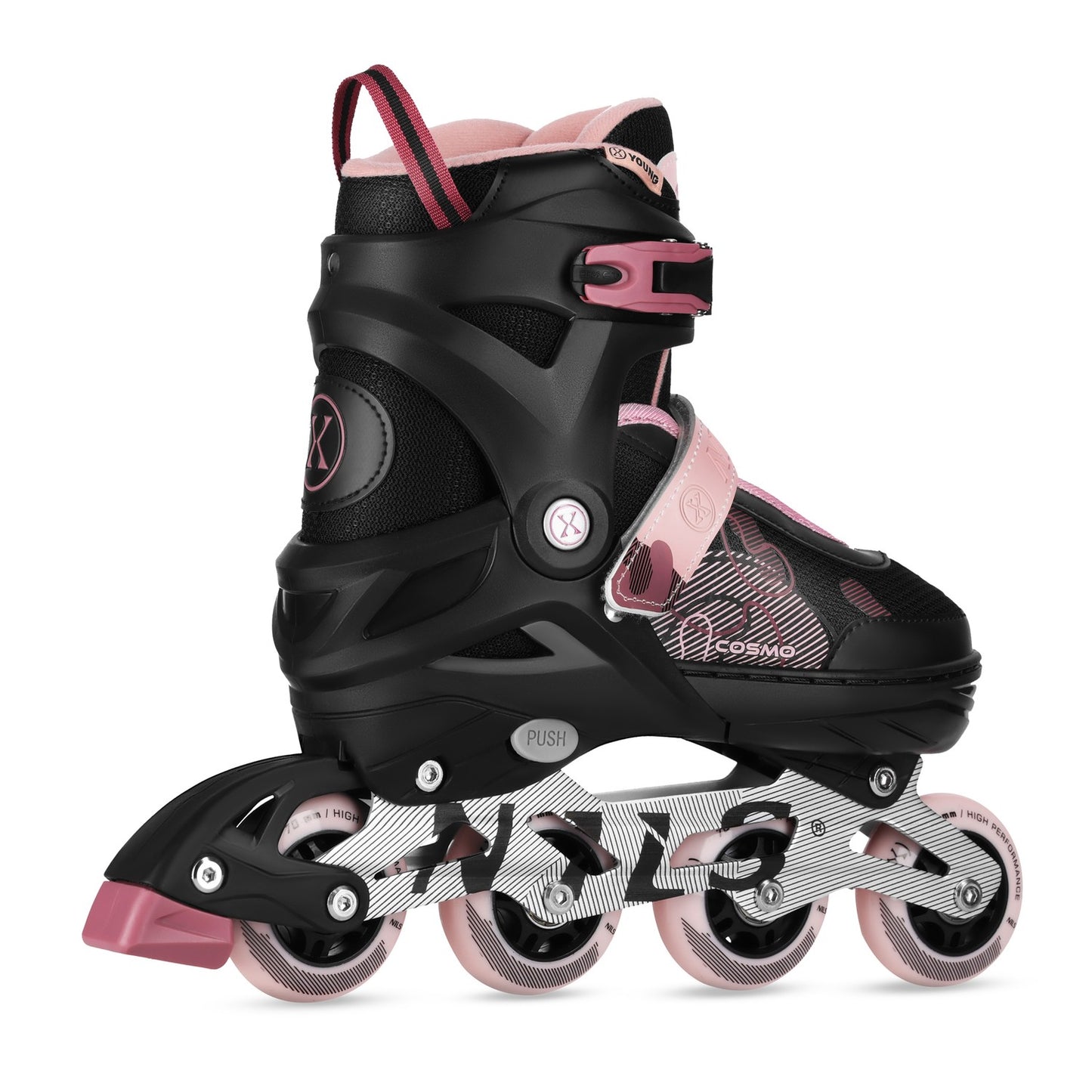 Inline Skates, Cosmo Pink, Size M (34-37)
