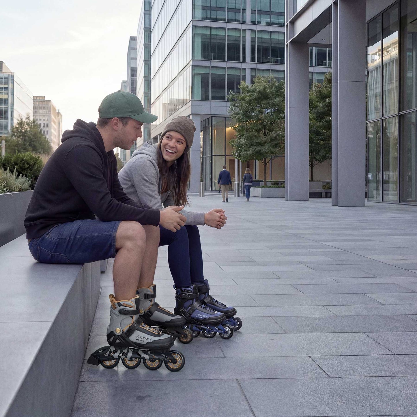 Inline Skates, Dark Gray, Size 41, 84mm Wheels