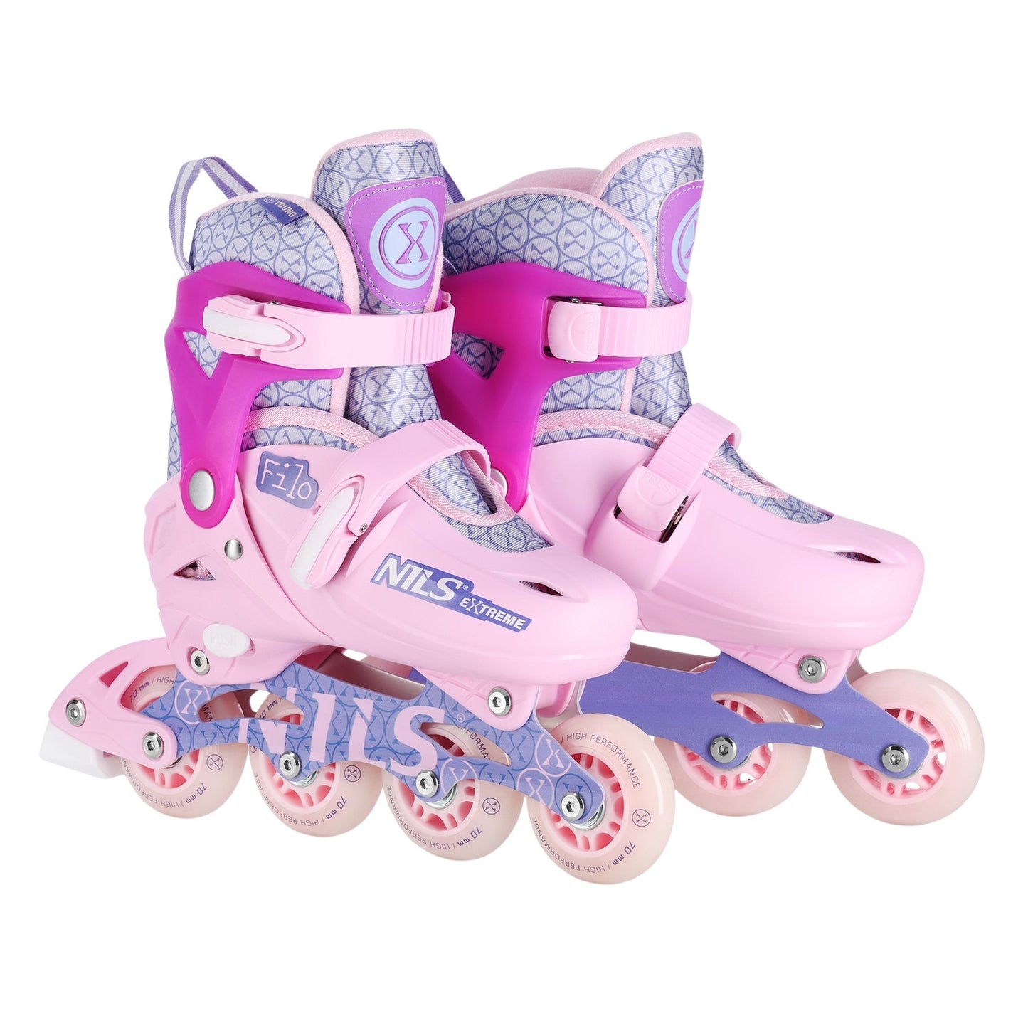 Inline Skates, Pink, Size M (34-37)