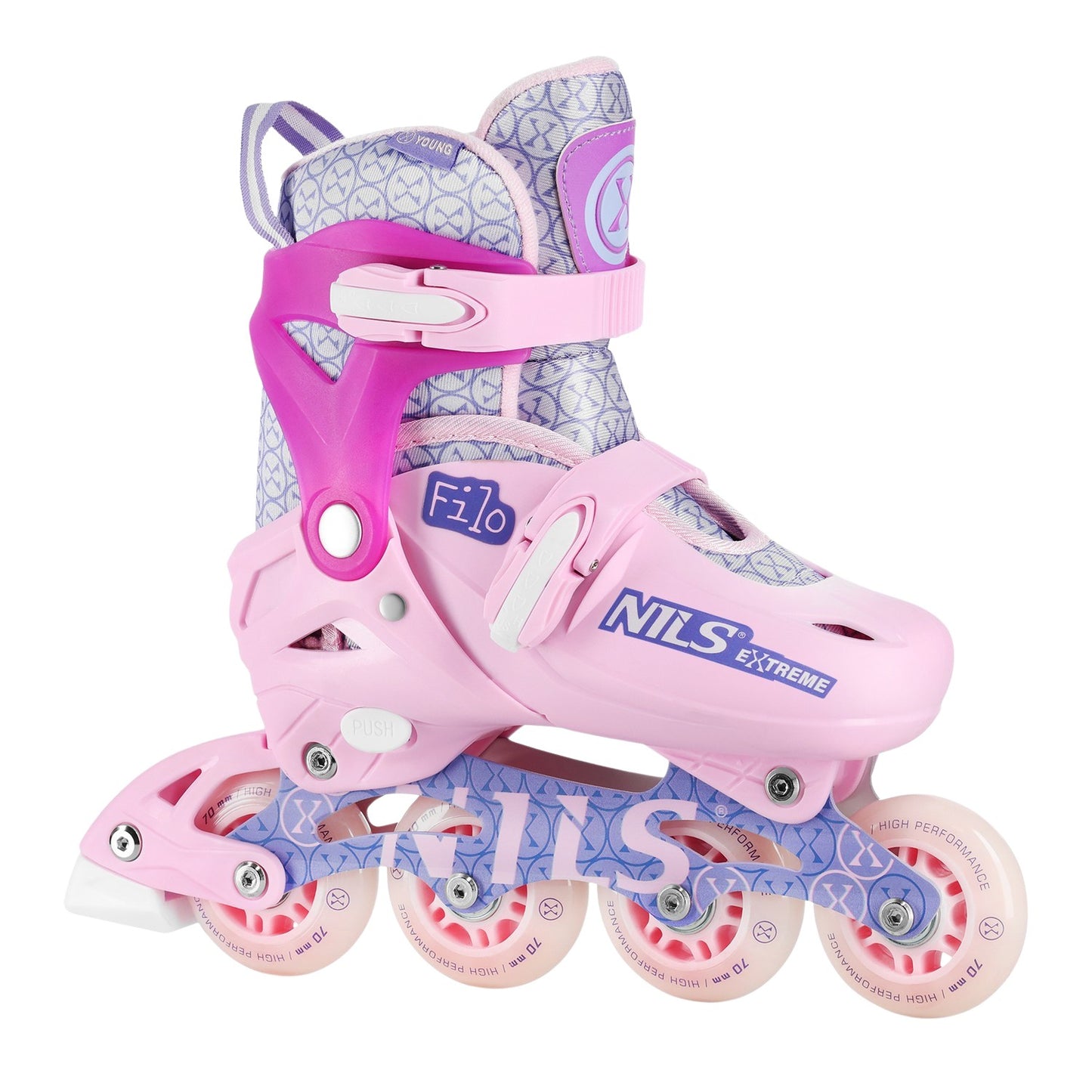 Inline Skates, Pink, Size S (30-33)