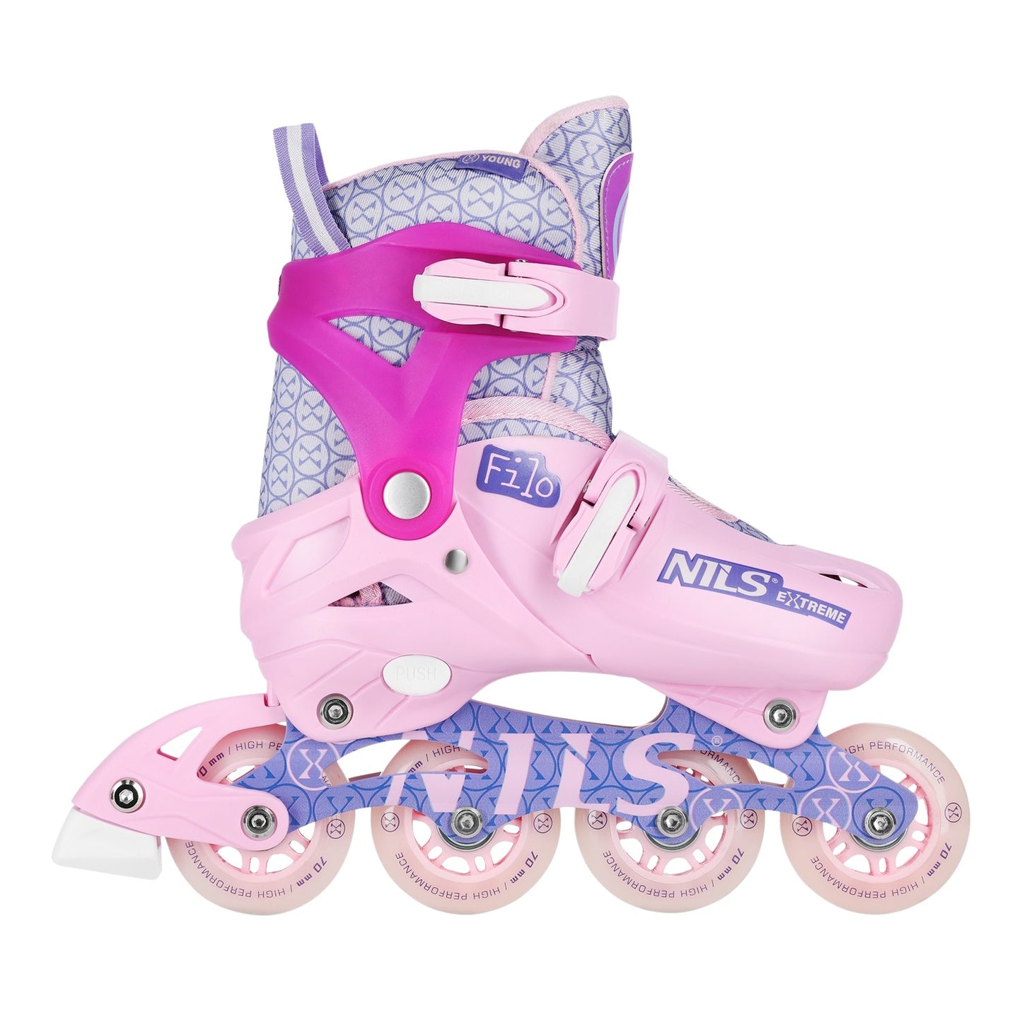 Inline Skates, Pink, Size XS (26-29)