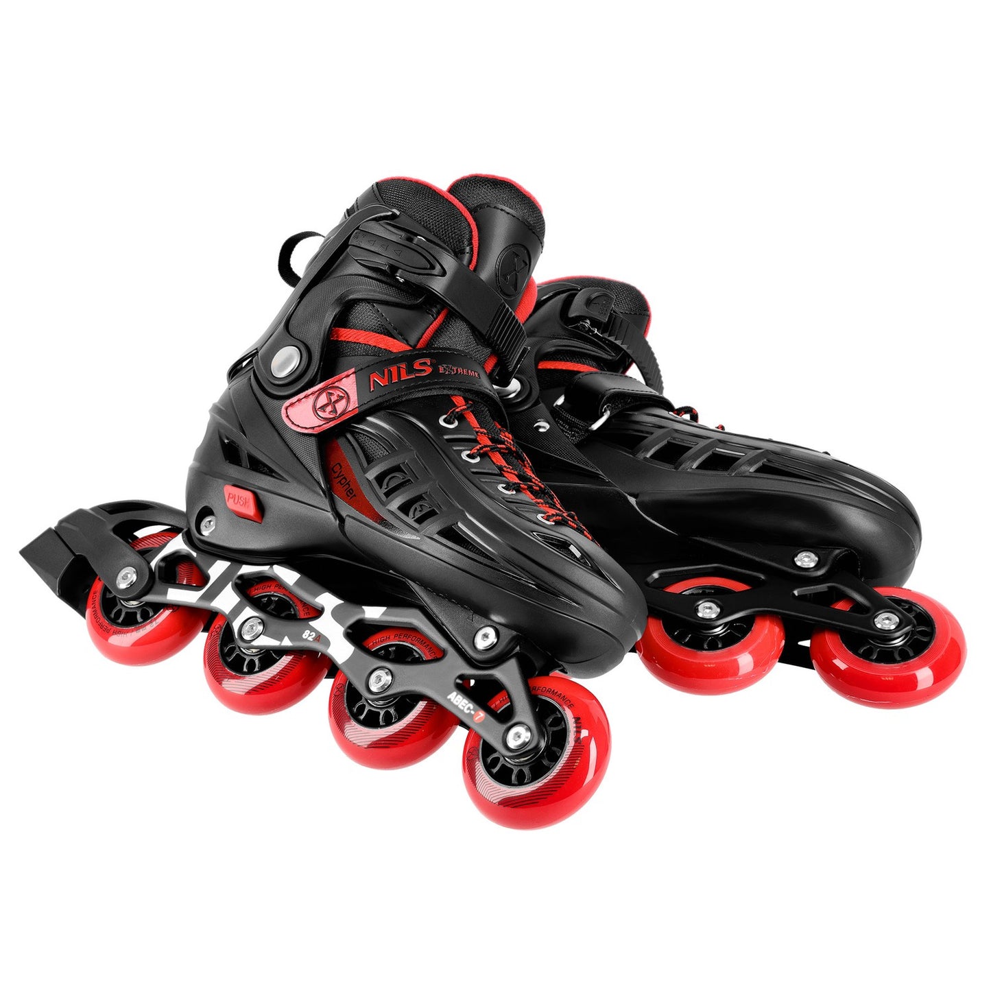 Inline Skates, Red, Size S (29-33)