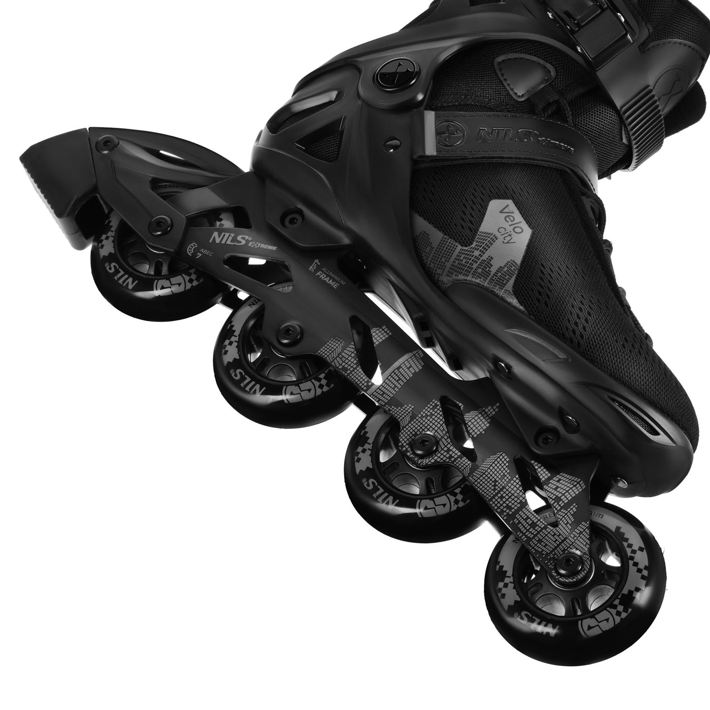 Inline Skates Size 38, Aluminum Frame, ABEC 7, Brake