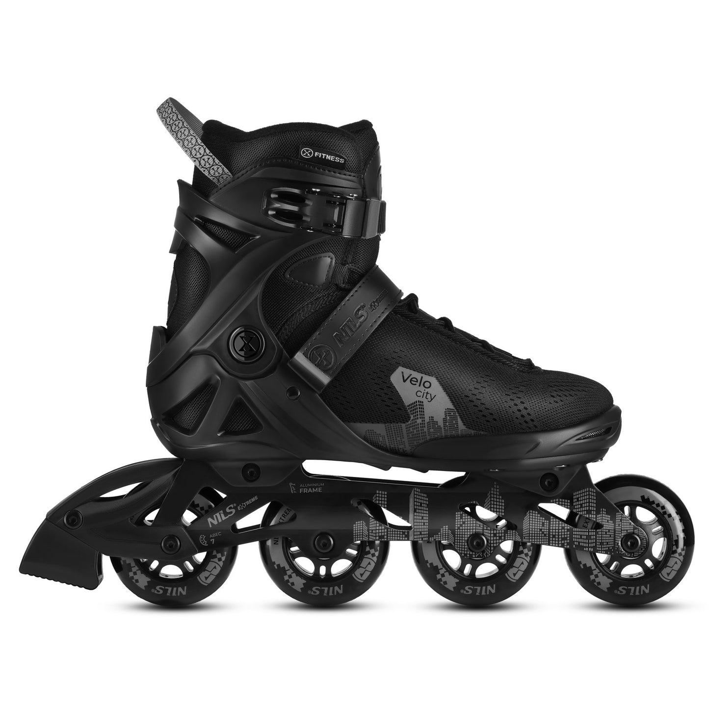 Inline Skates Size 42, Aluminum Frame, ABEC 7 Brake