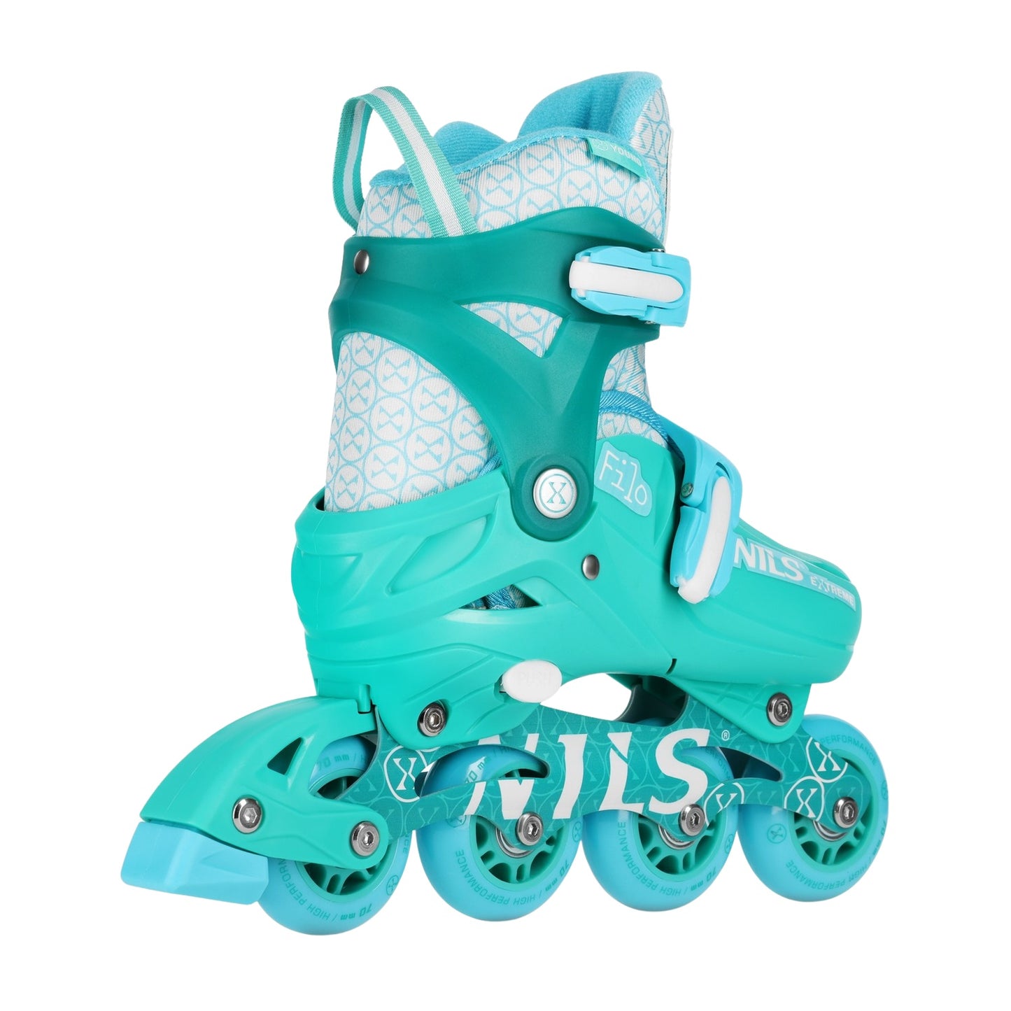 Inline Skates, Turquoise, Size M (34-37)