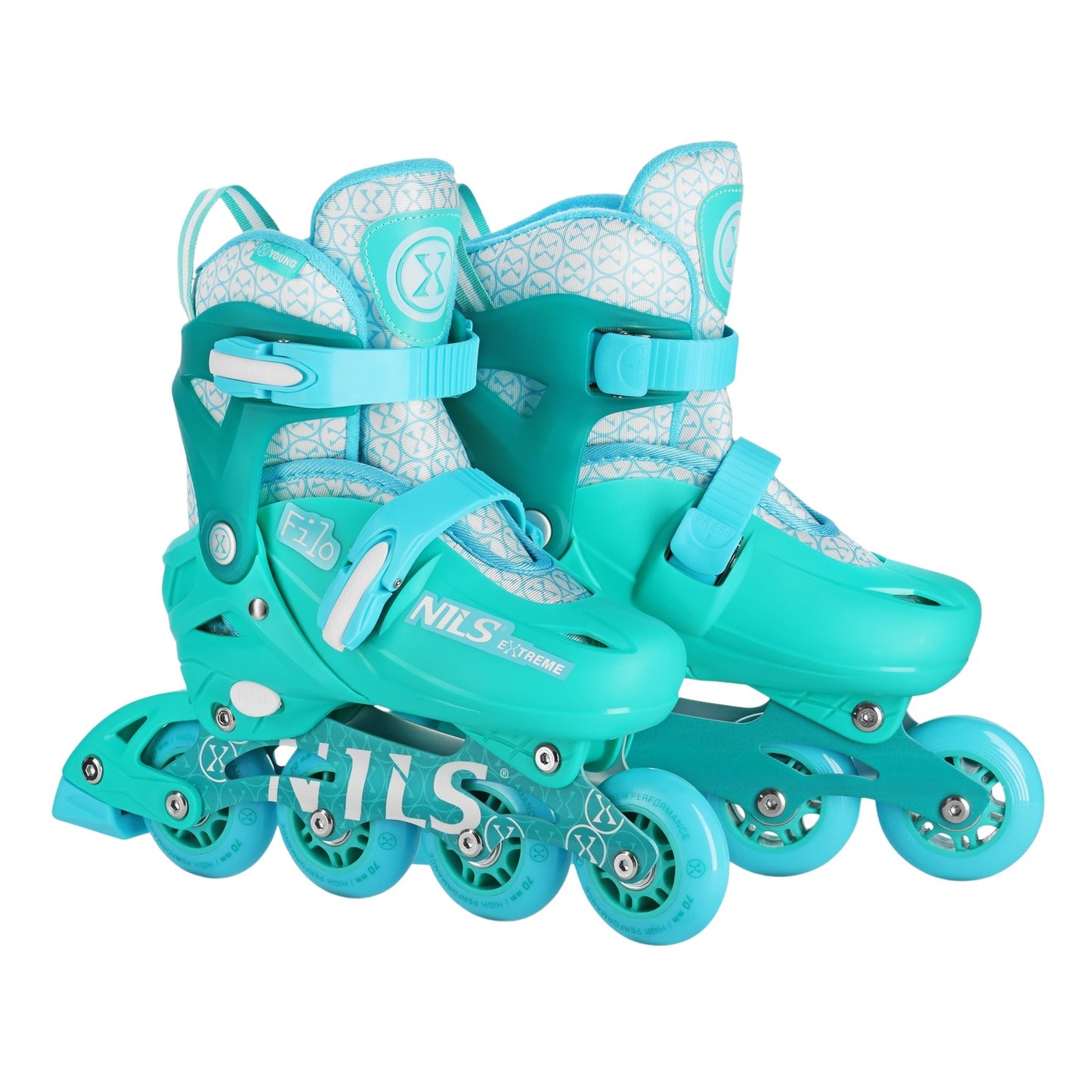 Inline Skates, Turquoise, Size S (30-33)