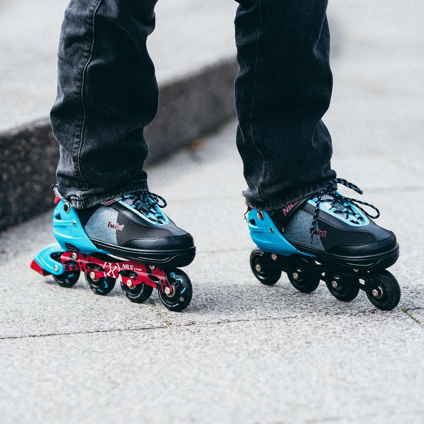 Inline Skates, Twist Blue, Size L (39-42)