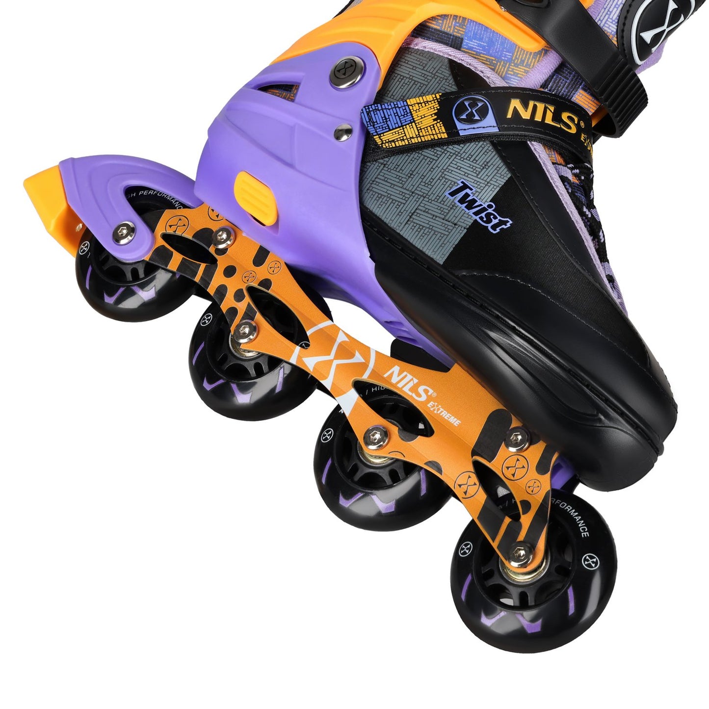 Inline Skates, Twist Yellow, Size M (35-38)