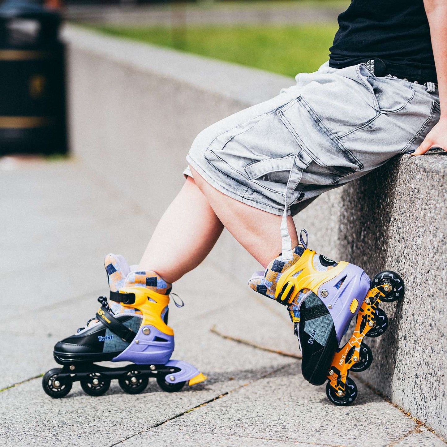 Inline Skates, Twist Yellow, Size S (31-34)