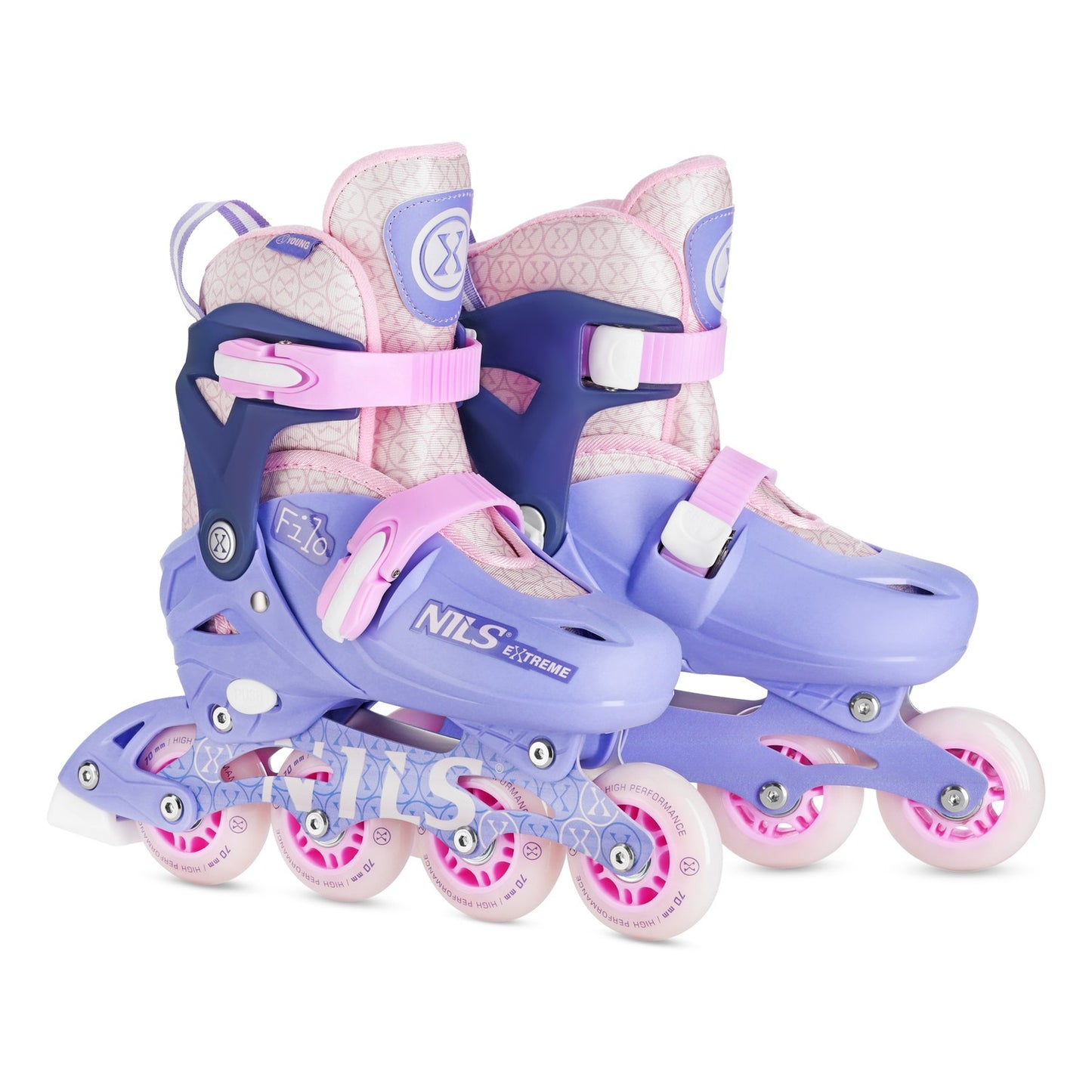Inline Skates, Violet, Size M (34-37)