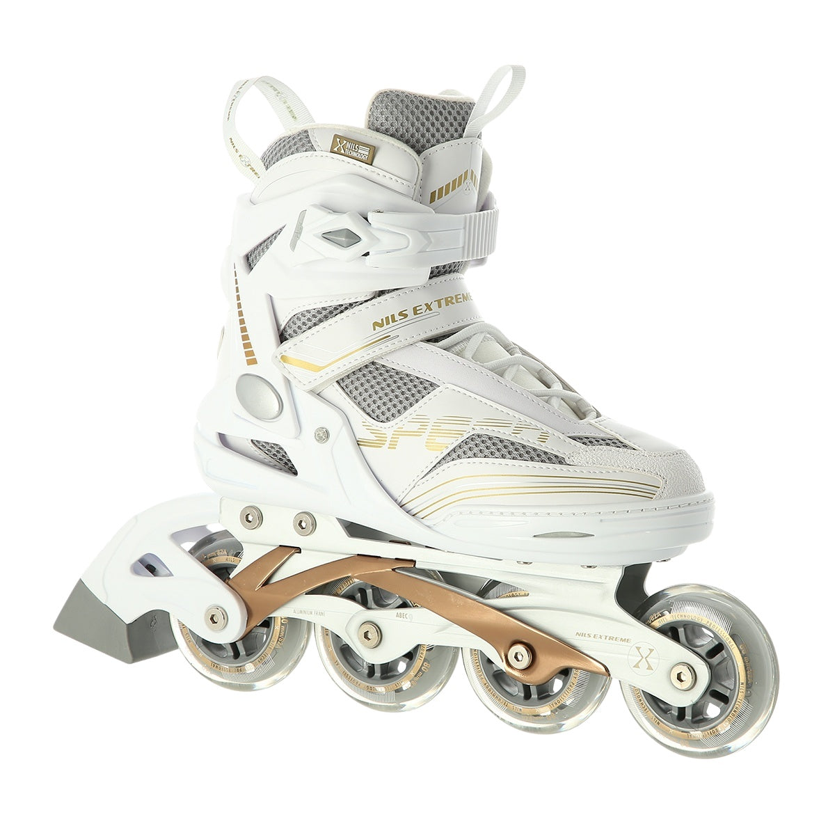 Inline Skates, White, Size 40