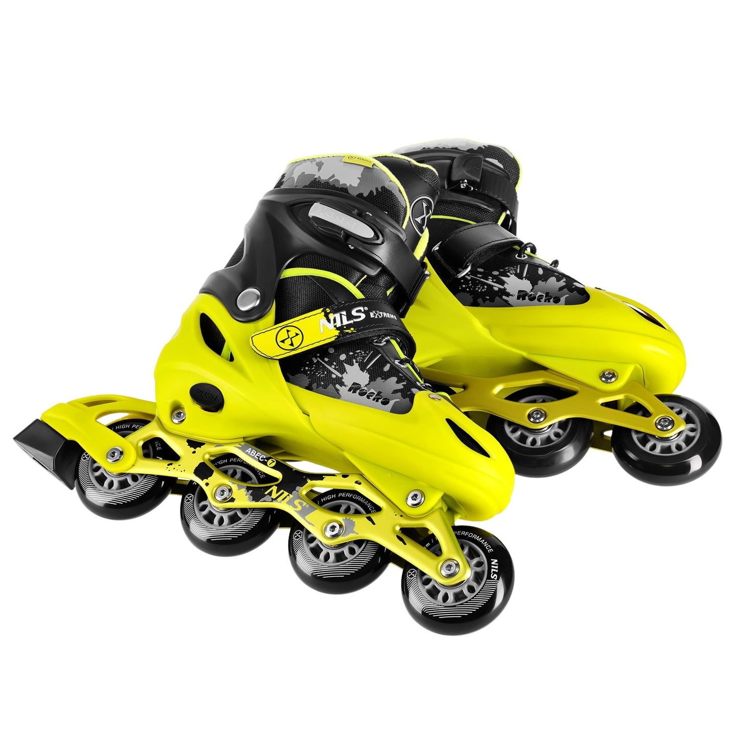 Inline Skates, Yellow, Size L (39-42)