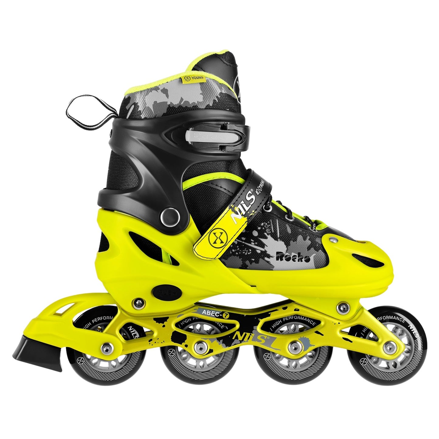 Inline Skates, Yellow, Size L (39-42)