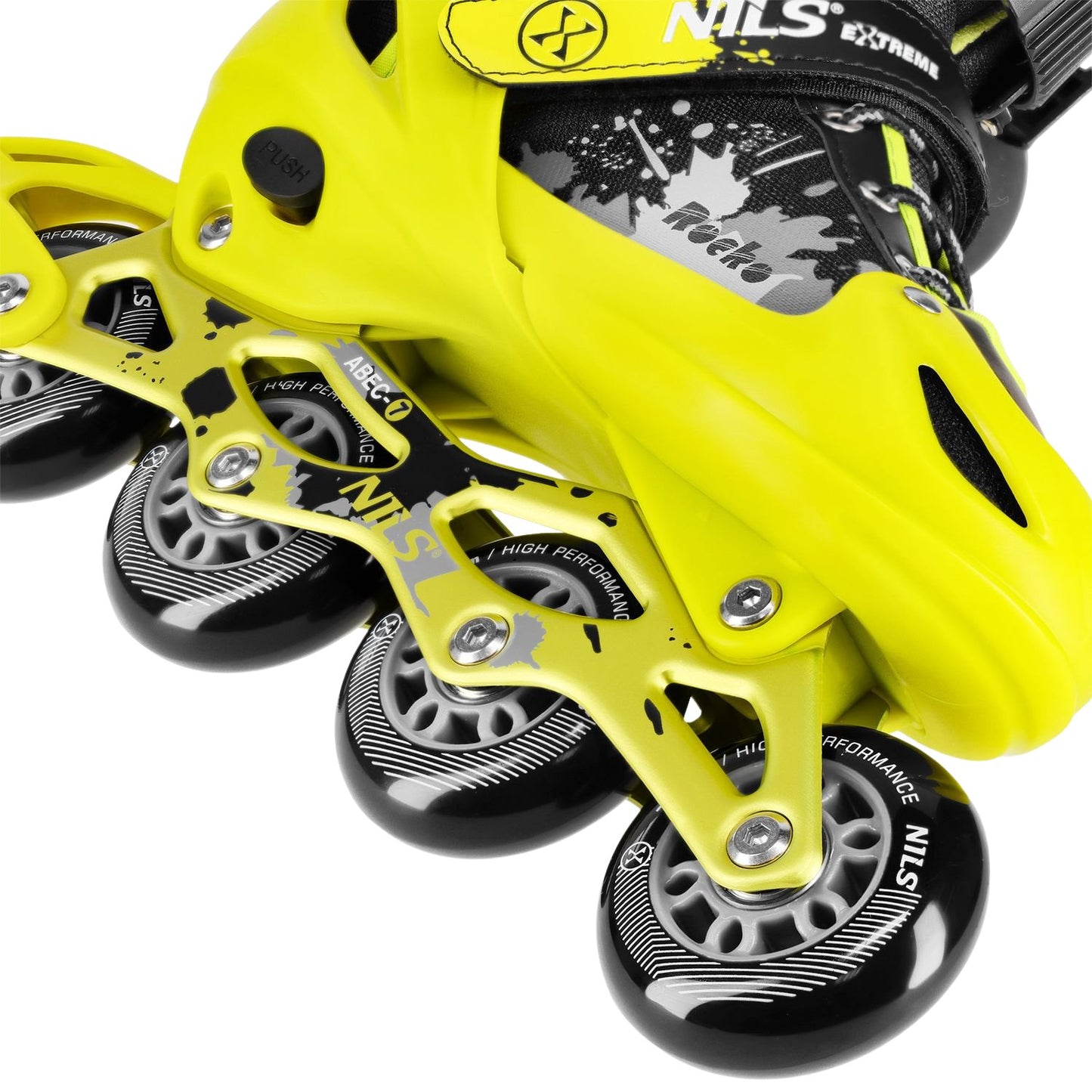 Inline Skates, Yellow, Size L (39-42)