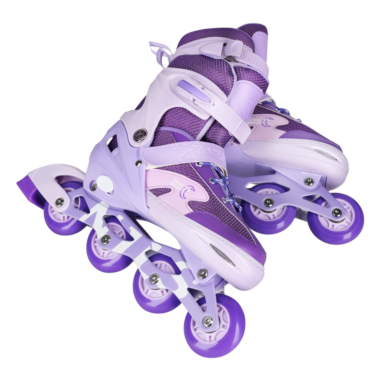 Inline Skates with LED, Protectors, Size L (39-42)
