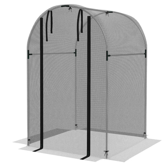 Garden insect protection net, HDPE, steel frame, 1.2x1.2M