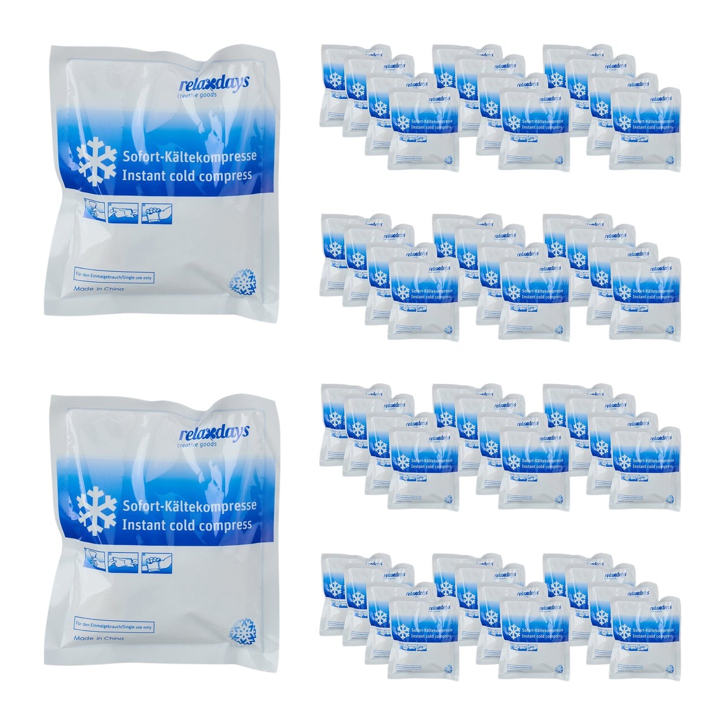 Instant Cold Compress Set, Pain Relief for Injuries