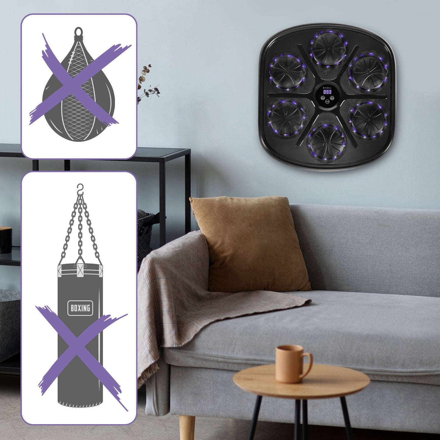 Intelligent Bluetooth Boxing Machine with Gloves