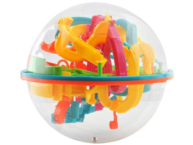 Intelligent ball - 3D maze (138 obstacles)