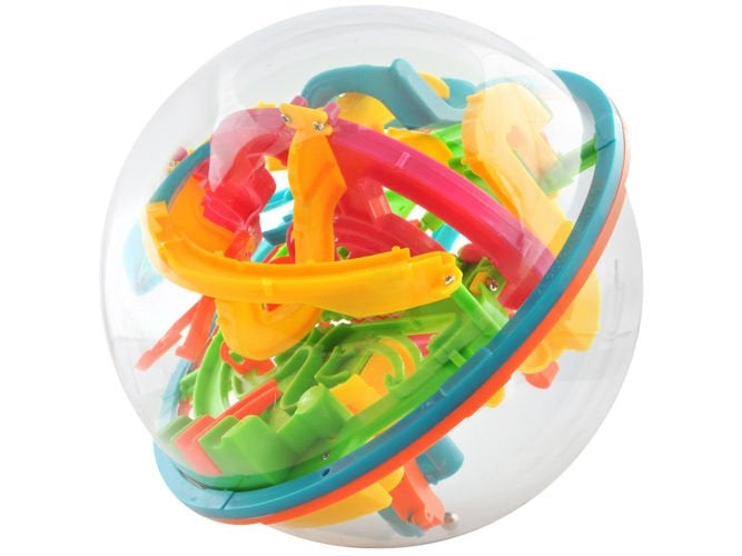 Intelligent ball - 3D maze (138 obstacles)