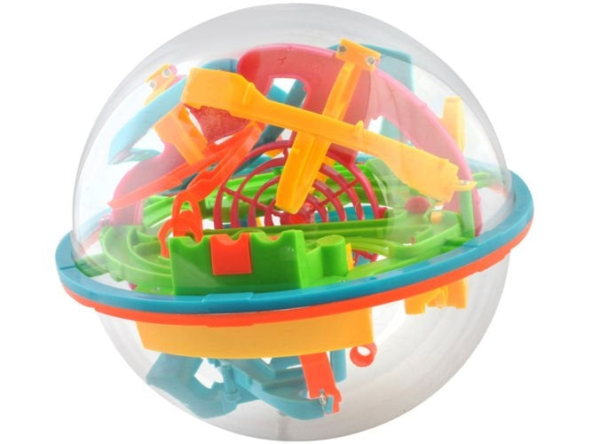 Intelligent ball - 3D maze (138 obstacles)