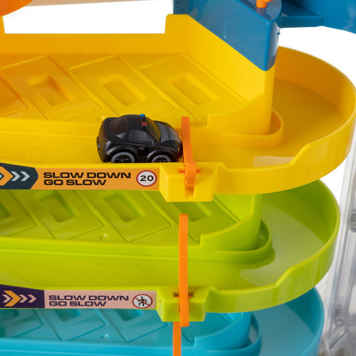 Interactive 5-Level Car Parking Garage with Elevator