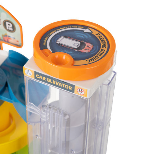 Interactive 5-Level Car Parking Garage with Elevator