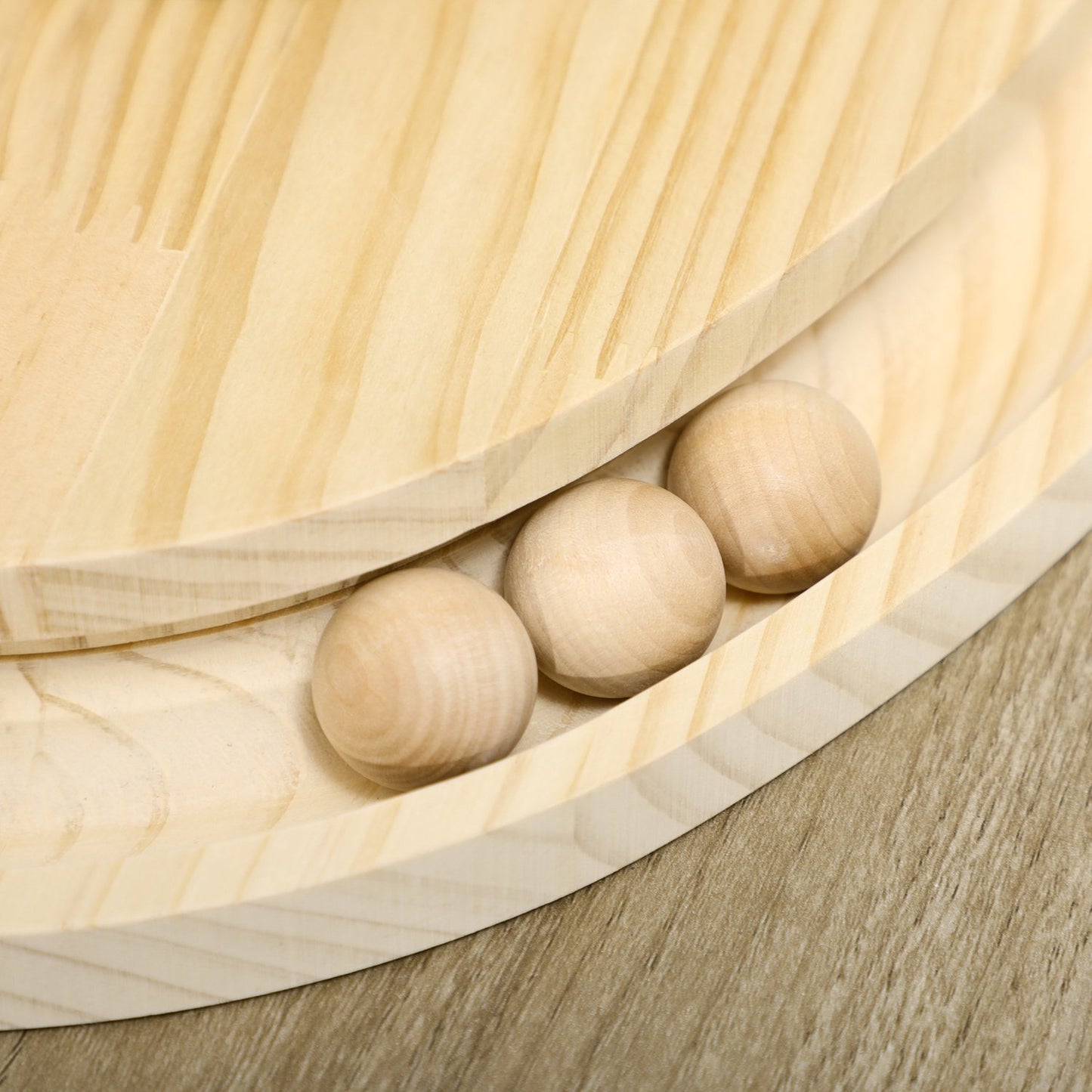 Interactive cat toy - scratching board and marble track