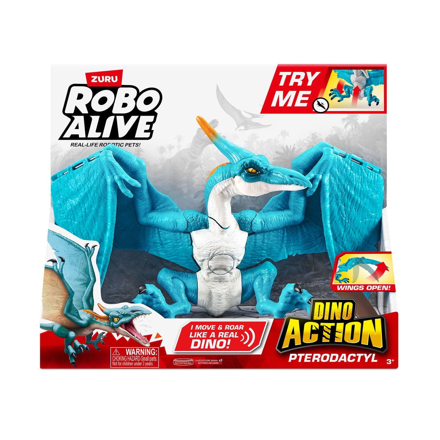Interactive Dino Action Pterodactyl Toy for Kids