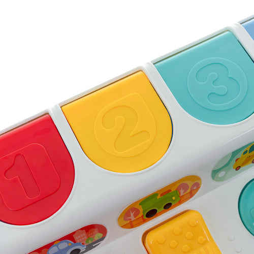 Interactive Educational Toy with Pop-Up Vehicles, 18m+