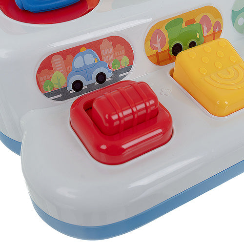 Interactive Educational Toy with Pop-Up Vehicles, 18m+