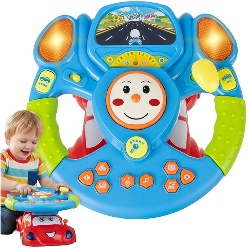 Interactive Kids Steering Wheel with Lights & Sounds