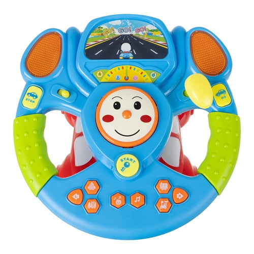 Interactive Kids Steering Wheel with Lights & Sounds