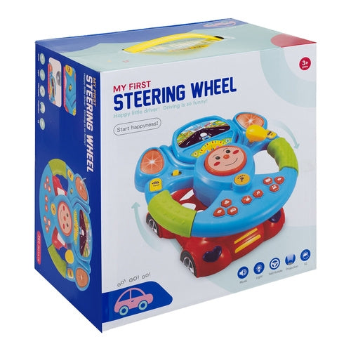 Interactive Kids Steering Wheel with Lights & Sounds