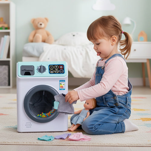 Interactive Kids Washing Machine Toy, Sound & Touch Panel