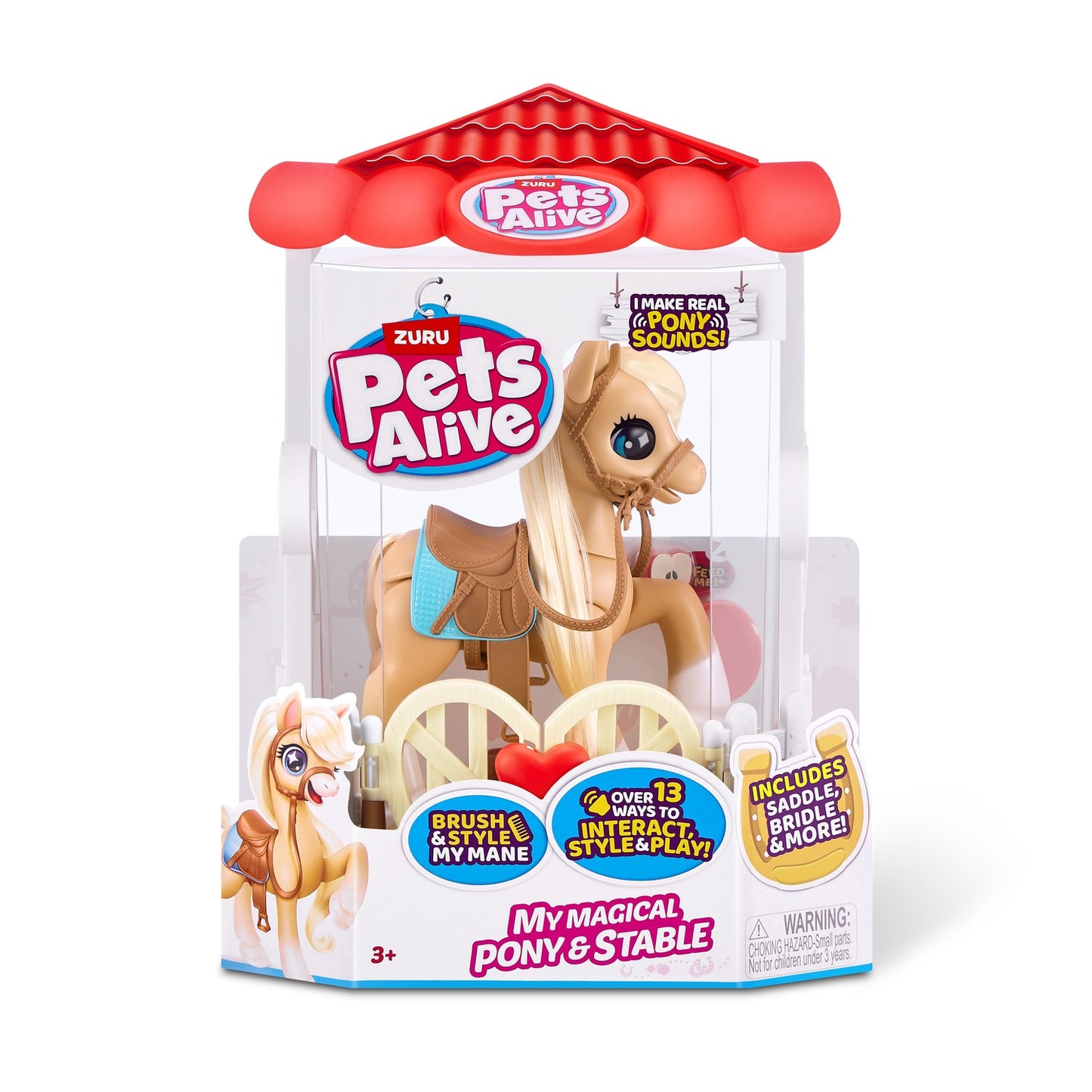Interactive Playset for Kids, Robotic Pony Toy