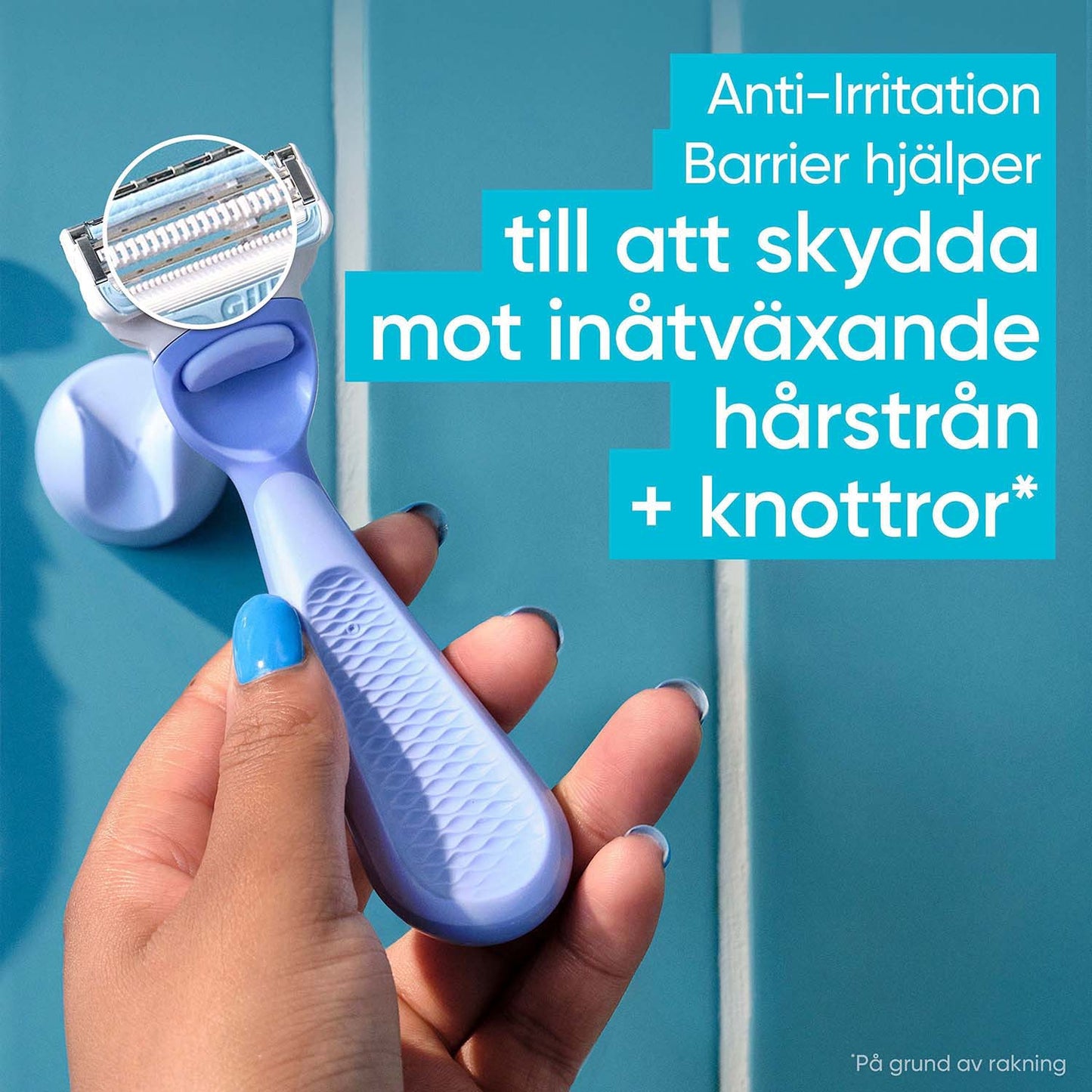 Intimate Razor with Blade for Sensitive Areas, Aloe-Infused